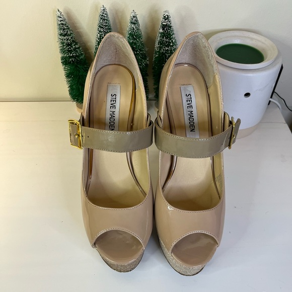 Steve Madden P-Saassi Platform Mary Jane Heels - Picture 3 of 10